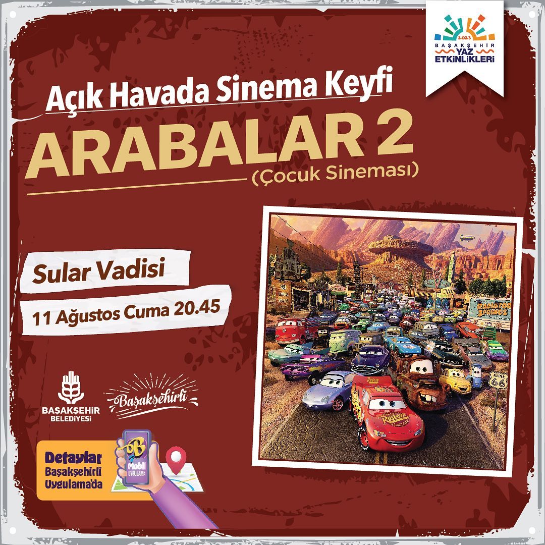 Başakşehir Belediyesi - Açık Hava Sinema Keyfi Arabalar 2